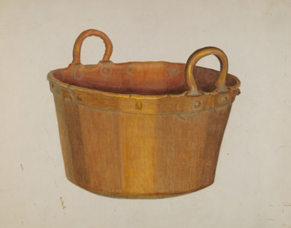 Kettle, c. 1937. Creator: Tulita Westfall.