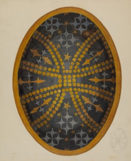 Oval Pin, c. 1937. Creator: Tulita Westfall.