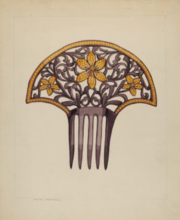 Comb, c. 1937. Creator: Tulita Westfall.
