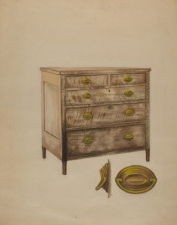 Chest, c. 1937. Creator: Eva Wilson.