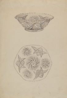 Bon Bon Dish, c. 1936. Creator: Eva Wilson.