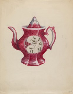 Pitcher, c. 1936. Creator: Eva Wilson.