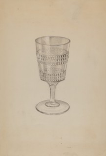 Goblet, c. 1936. Creator: Eva Wilson.