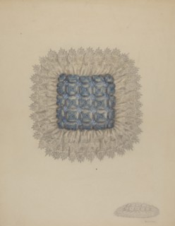 Pin Cushion, c. 1938. Creator: Eva Wilson.