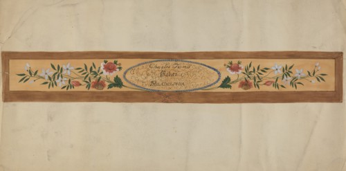 Piano Decoration, c. 1936. Creator: Eva Wilson.
