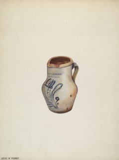 Water Pitcher, c. 1940. Creator: Jessie M Youngs.