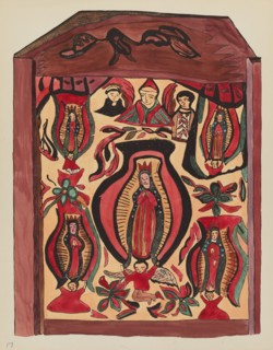 Plate 32: Our Lady of Guadalupe: From Portfolio "Spanish Colonial Designs of New Mexico, 1934/1942. Creator: Unknown.