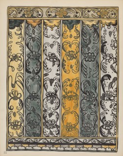 Plate 22: Wall Decoration, Laguna: From Portfolio "Spanish Colonial Designs of New Mexico", 1935/194 Creator: Unknown.