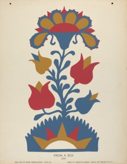 Plate 1: From Portfolio "Folk Art of Rural Pennsylvania", c. 1939. Creator: Unknown.