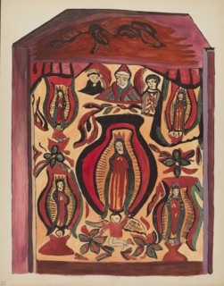 Plate 32: Our Lady of Guadalupe: From Portfolio "Spanish Colonial Designs of New Mexico", 1935/1942. Creator: Unknown.