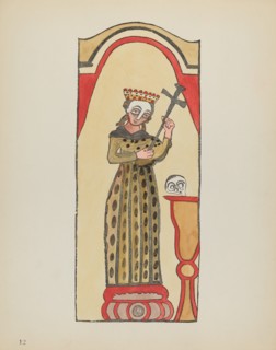 Plate 12: Saint Rita: From Portfolio "Spanish Colonial Designs of New Mexico", 1935/1942. Creator: Unknown.