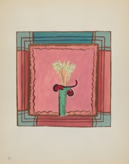 Plate 16: Wheat Sheaf, Altar Panel: From Portfolio "Spanish Colonial Designs of New Mexico", 1935/19 Creator: Unknown.