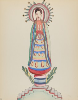 Plate 34: Our Lady of Light: From Portfolio "Spanish Colonial Designs of New Mexico, 1934/1942. Creator: Unknown.