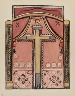 Plate 13: Designs with Cross, Chimayo: From Portfolio "Spanish Colonial...", 1935/1942. Creator: Unknown.