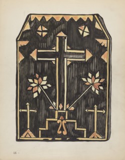 Plate 46: Straw Applique Design: From Portfolio "Spanish Colonial Designs of New Mexico", 1935/1942. Creator: Unknown.