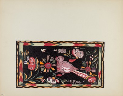 Plate 44: Painted Chest Design: From Portfolio "Spanish Colonial Designs of New Mexico", 1935/1942. Creator: Unknown.