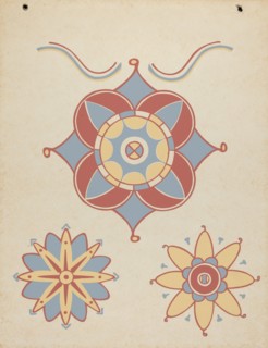 San Juan Capistrano Mission Ceiling Decoration from the portfolio "Decorative Art...", 1935/1942. Creator: Unknown.