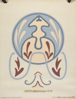 Wall Design - Asistencia of San Antonio de Pala From the Portfolio: "Decorative...California". Creator: Unknown.
