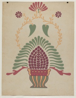San Gabriel Mission Priest's Vestment from the portfolio "Decorative Art...",1935/1942. Creator: Unknown.