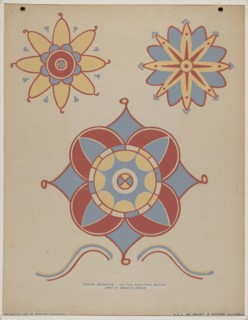 San Juan Capistrano Mission Ceiling Decoration From the portfolio "Decorative...", 1935/1942. Creator: Unknown.