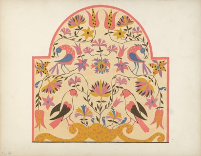 Study for Proposed Portfolio "Decorated Chests of Rural Pennsylvania", 1941. Creator: Unknown.