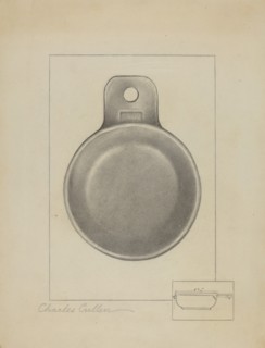 Pewter Porringer, c. 1936. Creator: Charles Cullen.