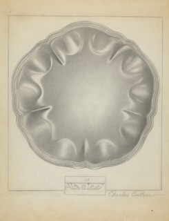 Silver Bowl, 1936. Creator: Charles Cullen.