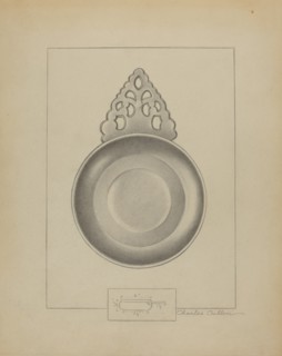 Pewter Porringer, c. 1936. Creator: Charles Cullen.