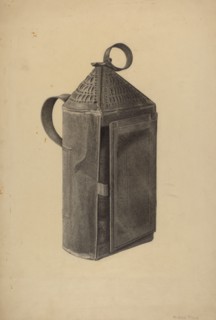 Lantern, c. 1938. Creator: Mildred Ford.