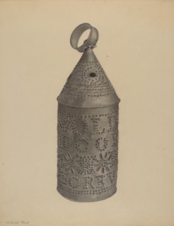 Lantern, c. 1937. Creator: Mildred Ford.