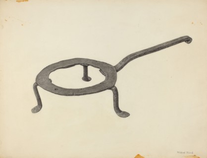 Trivet, c. 1939. Creator: Mildred Ford.