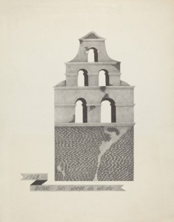 Mision San Diego de Alcala, 1935/1942. Creator: James Jones.