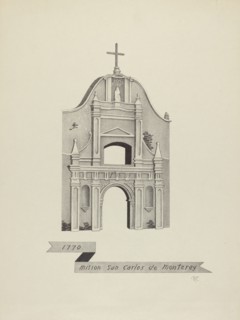 Mision San Carlos de Monterey, 1935/1942. Creator: James Jones.