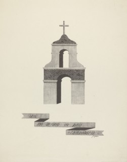 San Antonio de Pala - Campanario, 1935/1942. Creator: James Jones.