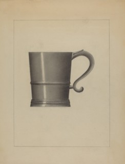 Pewter Mug, c. 1936. Creator: Gordon Sanborn.