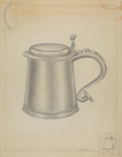 Silver Tankard, c. 1936. Creator: Gordon Sanborn.