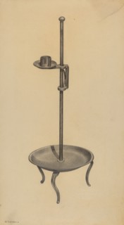 Candle Stand, 1939. Creator: Gordon Sanborn.