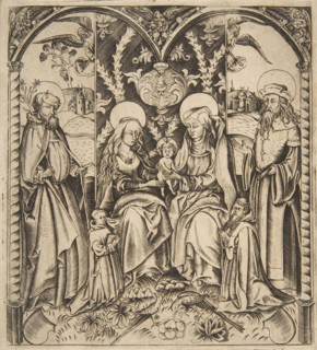 The Holy Family, 15th century., 15th century. Creator: Anon.