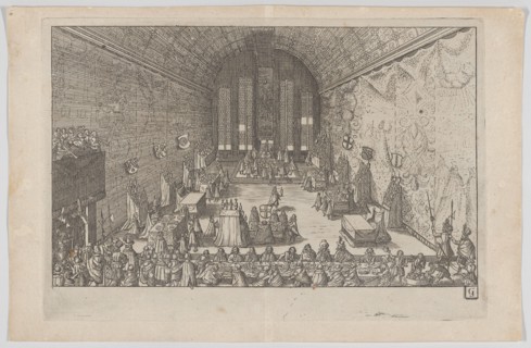 Plate G: Election and Coronation of Emperor Maximilian II, 1612., 1612. Creator: Anon.
