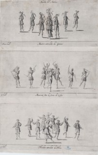Nations of America ballets, 17th century., 17th century. Creator: Anon.