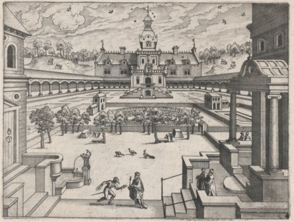 Walled Garden, ca. 1570., ca. 1570. Creators: Anon, Lucas Gassel.