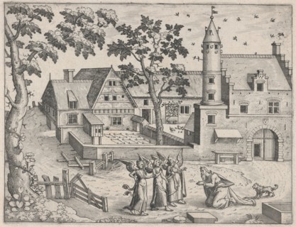 Landscape with Abraham and Three Angels, ca. 1570., ca. 1570. Creators: Anon, Lucas Gassel.