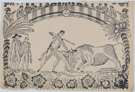 Suerte X: A torero prepares to stab the bull, ca. 1850-80., ca. 1850-80. Creator: Anon.