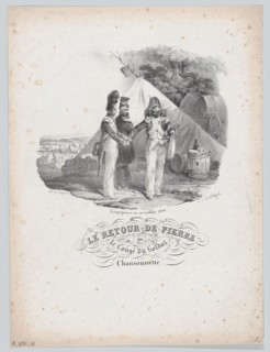 Pierre's Return or The Soldier's Vacation, possibly 1829. Creator: Hippolyte Bellangé.