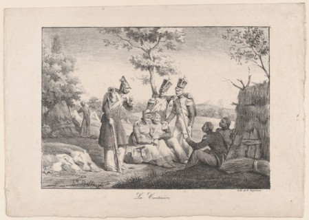 The Lunch Lady, ca. 1840. Creator: Hippolyte Bellangé.