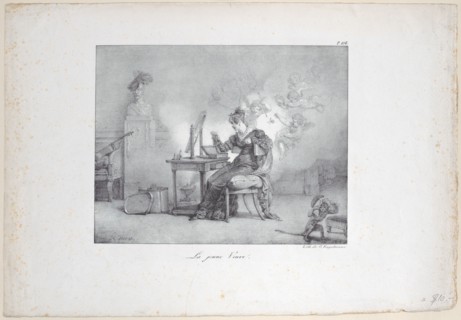 The Young Widow, ca. 1818-21. Creator: Émile Jean-Horace Vernet.