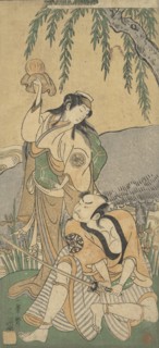 Scene from a Drama, 1769. Creator: Ippitsusai Buncho.