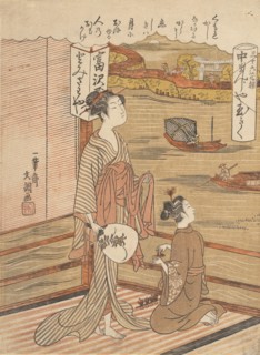 One of Thirty-Six Flowers, 1723-1792. Creator: Ippitsusai Buncho.
