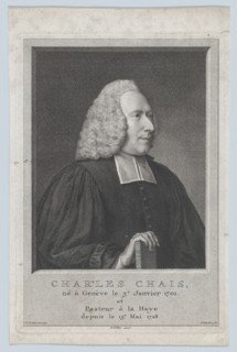 Portrait of Charles Chais, 1765. Creator: Jacobus Houbraken.