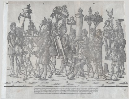 The Triumph of Caesar: Statues of Venus and Mercury, after 1503. Creator: Jacob von Strassburg.